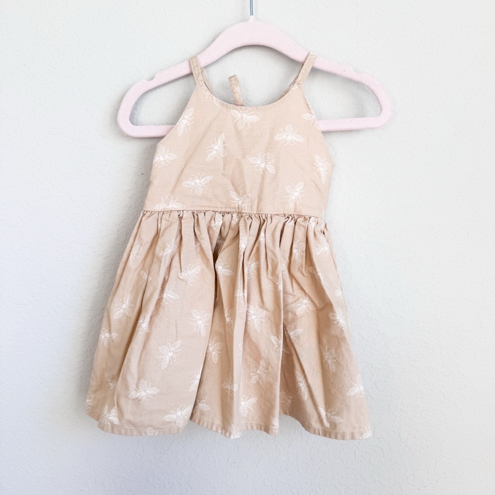 Arrows + Rubies | Collector’s Dress Golden Bees, 12M, Handmade USA